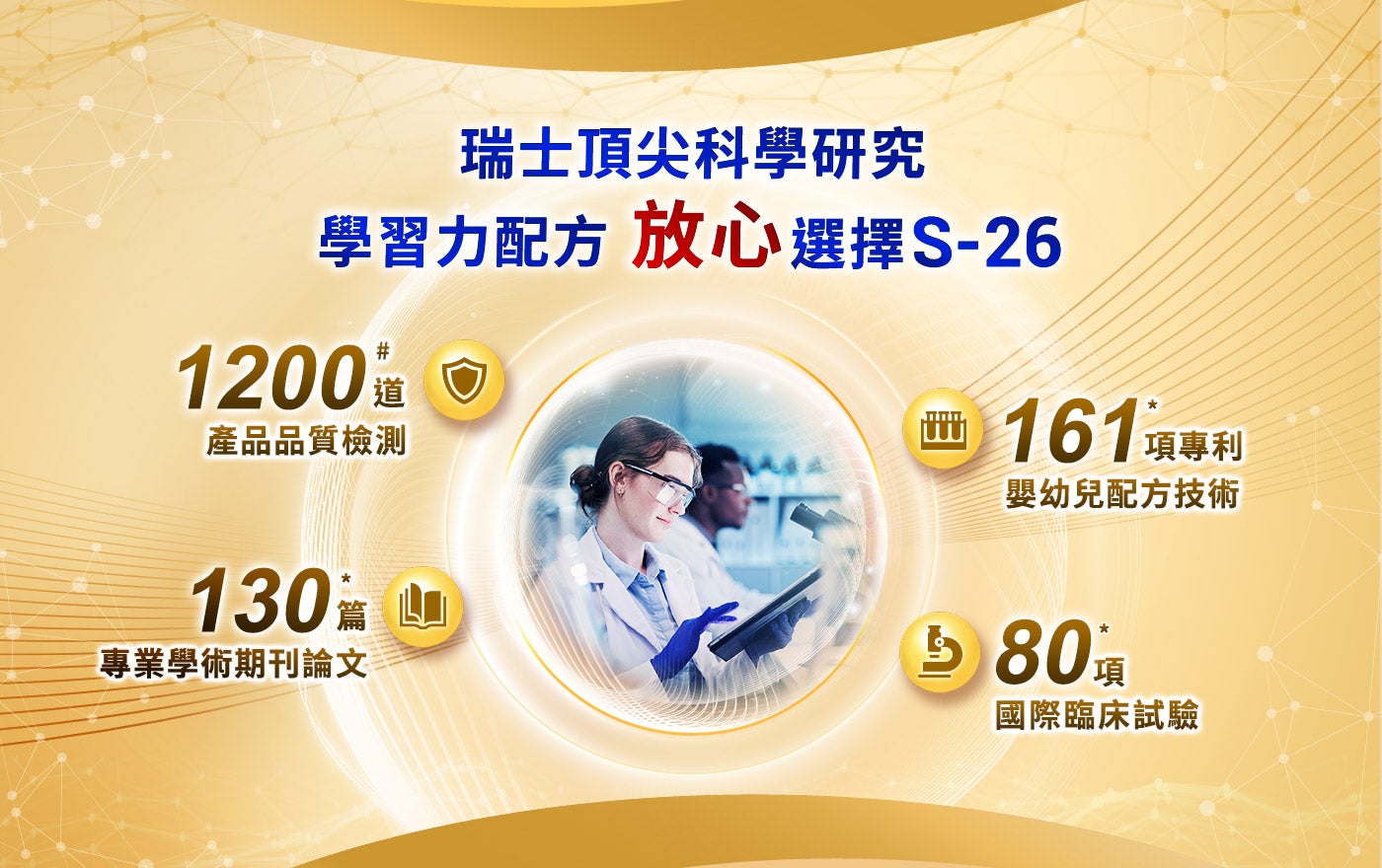 瑞士頂尖科學研究 學習力配方放心選擇S-26